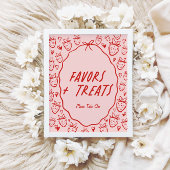 Dus Berry Sweet Whimsical Coquette Favorieten & Tr Poster