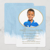 Dus "Blessed Photo Religious Invitation" Kaart (Voorkant / Achterkant)