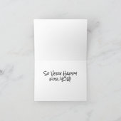 DUS "BLIJ" VOOR JE GEFELICITEERD KAART (Binnen)