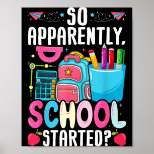 Dus Blijkbaar Is De School Begonnen Met Een Grappi Poster