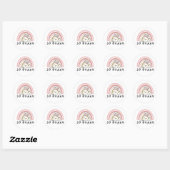 Dus Bunny Ronde Sticker (Vel)