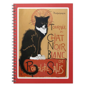 Dus Cool Le Chat Noir et Blanc Notitieboek