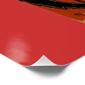 Dus Cool Le Chat Noir et Blanc Perfect Poster (Hoek)