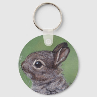 Dus Cute rabbit bunny sleutelhanger
