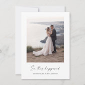 Dus dit gebeurde op de foto van de loling aankondiging (Voorkant)