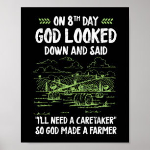 Dus God maakte een boerenleven landbouw Poster