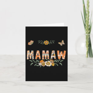 Dus God maakte een mamaw bloem blij Moederdag groo Kaart