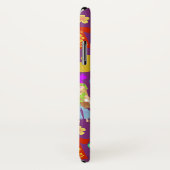 Dus Groovy 60's Paarse patroon Case-Mate iPhone Case (Achterkant / rechts)