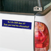 Dus het leven dat SUX doet? Bumpersticker (Op Truck)