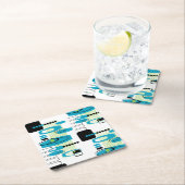 Dus Hip A Go Napkins Vierkante Kartonnen Onderzetter (Insitu)