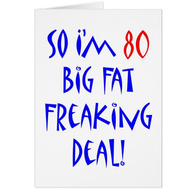 Dus ik ben 80... (Voorkant)