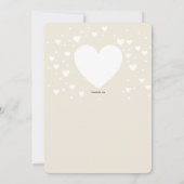 Dus in Love Invitation Kaart (Achterkant)