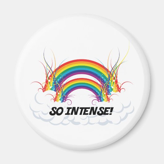 DUS INTENT DUBBELE RAINBOW MAGNEET (Voorkant)