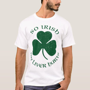Dus Irish My Liver Hurts T-Shirt