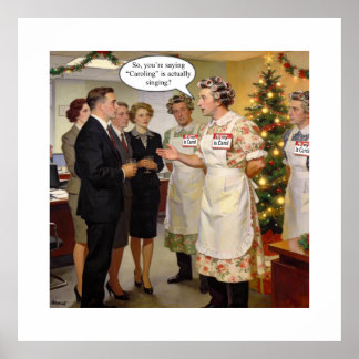 Dus, je zegt dat “Kerstliedjes zingen” eigenlijk z Poster