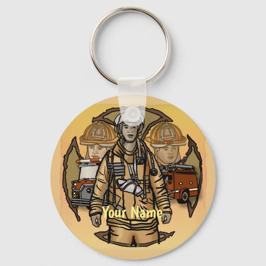 Dus klaar brandweer sleutelhangers (Voorkant)