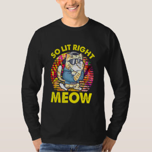 Dus laat het juiste festival van Meow T-shirt