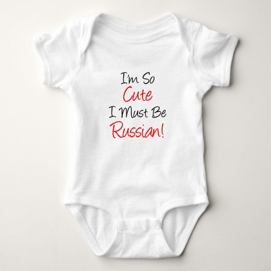 Dus moet het Russisch zijn Romper (Voorkant)