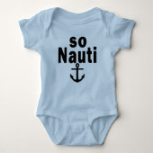 Dus Nauti - Funny Boating Romper (Voorkant)