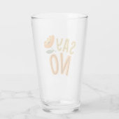 Dus nee glas (Achterkant)