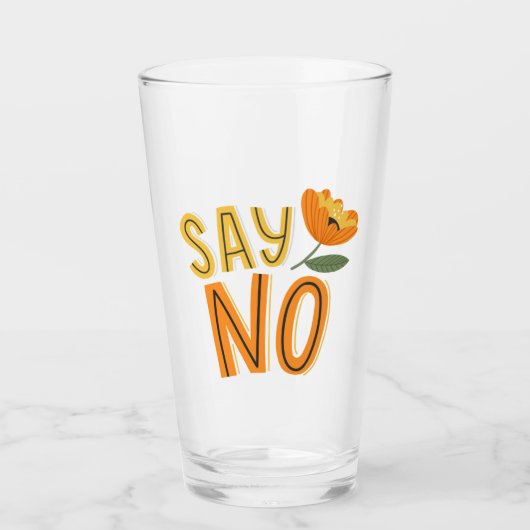 Dus nee glas (Voorkant)