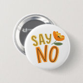 Dus nee ronde button 5,7 cm (Voorkant /achterkant)