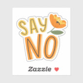 Dus nee sticker (Vel)