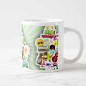 Dus ook voor Fun Retro Collage Jumbo Mok (Rechts)