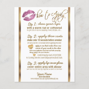 Dus Pink Glitter Lip Instructies 2 Flyer