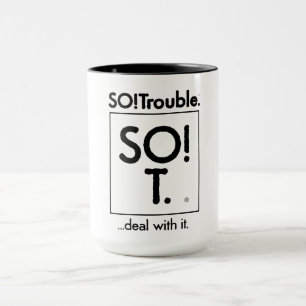 DUS!Problemen. ...ermee om te gaan. Mok