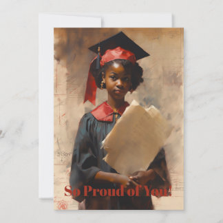 Dus Proud van ons Afstuderen Feestdagenkaart