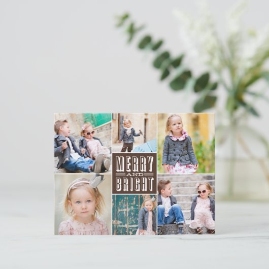 DUS RETRO | Feestdagen briefkaart (Staand voorkant)