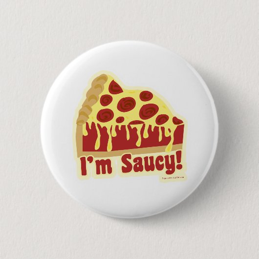 Dus Saucy Deep Pizza Ronde Button 5,7 Cm (Voorkant)