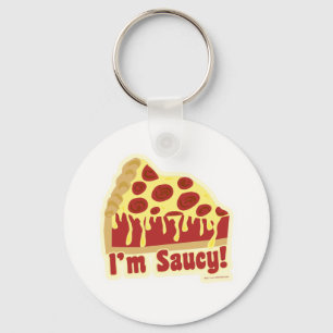 Dus Saucy Deep Pizza Sleutelhanger