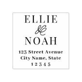 Dus Verliefd Elegante Trouw Rubberen Stempel (Afrduk)