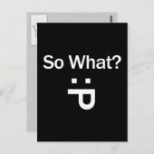 Dus wat? briefkaart (Voorkant / Achterkant)