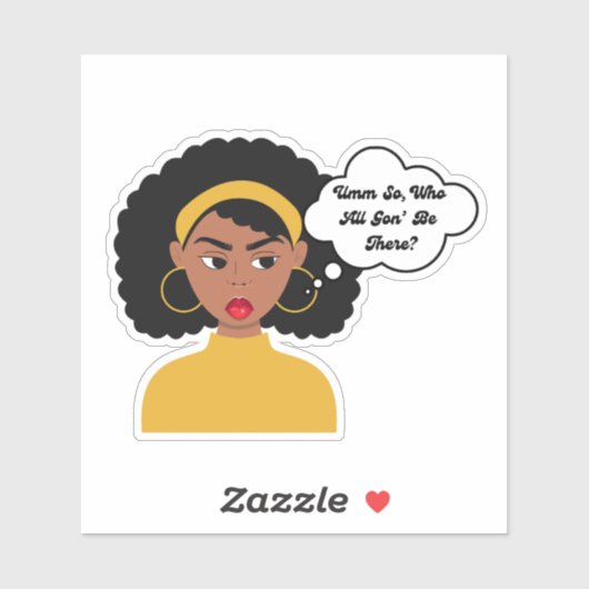 Dus wie zal er allemaal zijn sticker (Vel)