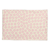 Dus zeer gezegend Girly Pink Daisy Kussensloop (Achterkant)