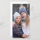 DUS ZEER VROLIJK ROOS GOUDEN KAART (Voorkant / Achterkant)