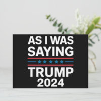 Dus zoals ik zei Trump 2024 Donald trump