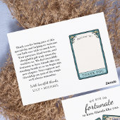 Dus zo'n fortuinlijk Tarot Baby Shower bedankt Briefkaart
