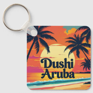 Dushi Aruba zonsondergang Sleutelhanger