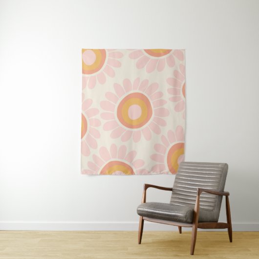 Dushi Sunflower Pattern #1 #wall #art Wandkleed (In situ)