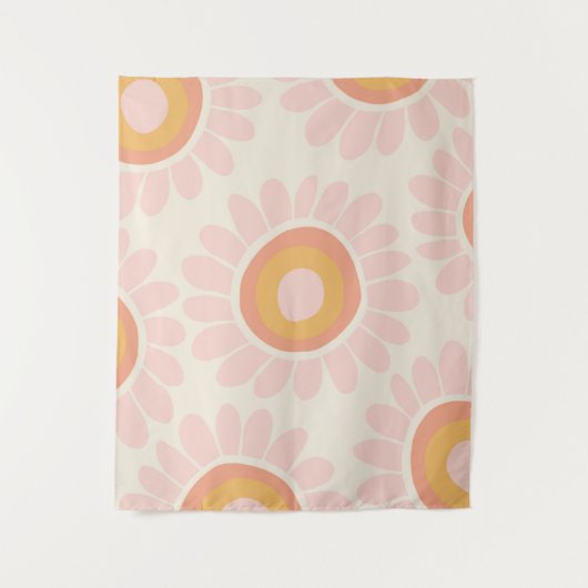 Dushi Sunflower Pattern #1 #wall #art Wandkleed (Voorkant)