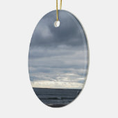 Dusk aan het strand keramisch ornament (Links)