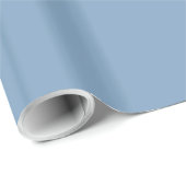 Dusk Blue Solid Glossy Cadeaupapier (Rol Hoek)