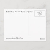 Dusk Boat Briefkaart (Achterkant)