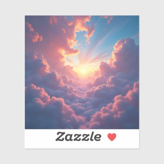 Dusk Breaks Through - Square Vinyl Sticker (Vel)