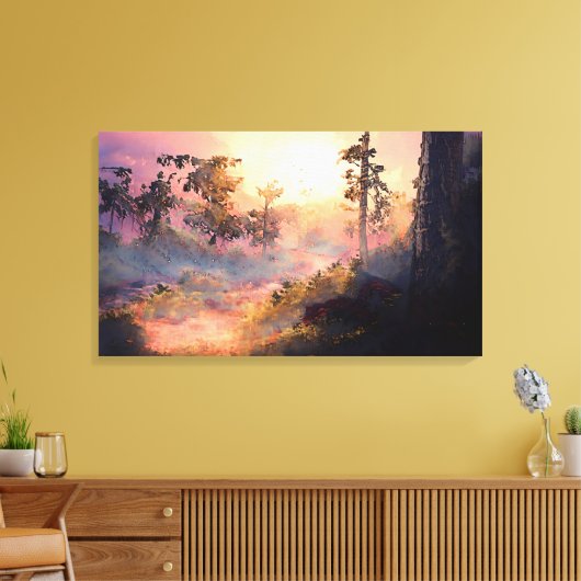 Dusk Canvas Afdruk (Insitu (Woonkamer))