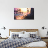 Dusk Canvas Afdruk (Insitu (Slaapkamer))